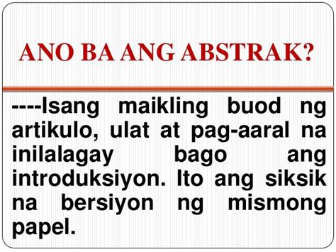 Katangian Ng Abstrak – Kahulugan At Halimbawa Nito.